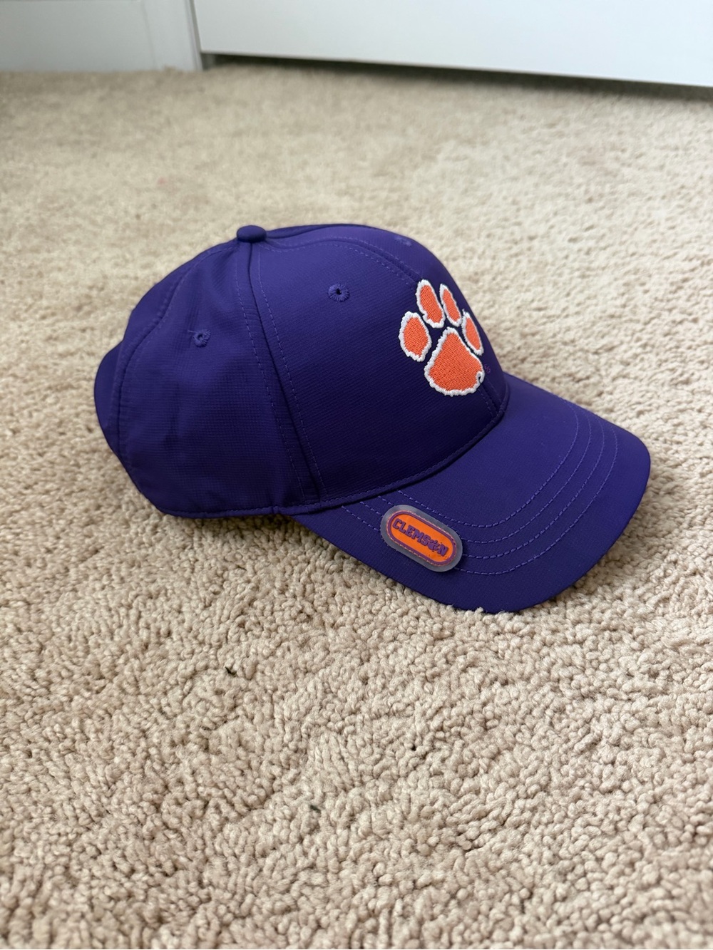 Special Ahead EDT Clemson Tigers Adjustable Cap Hat Purple Orange White One Size